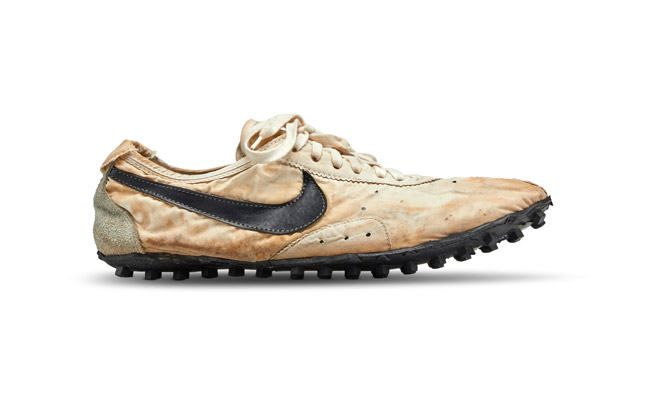 Nike's "Rarest" Pair Of Sneakers "Moon Shoe" Sells For Record $437,500