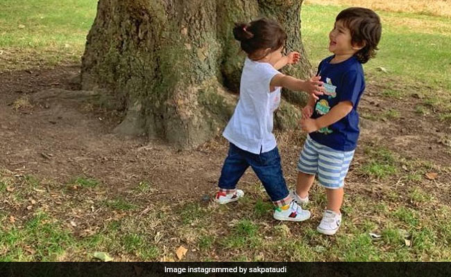 Cuteness Alert: Taimur And Inaaya's London Reunion Pic Is Here To Make Your Weekend Better