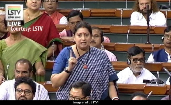 "Entire Nation Watched": Smriti Irani Attacks Azam Khan's Sexist Remark