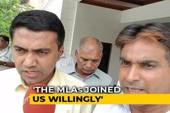 Goa Congress Rebels "Came To Us For Development": BJP Rejects Allegations Goa Congress Rebels "Came To Us For Development": BJP Rejects Allegations