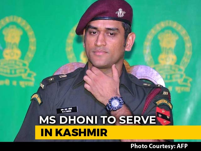 MS Dhoni To Be On Patrol, Guard Duties Of Territorial Army In Kashmir