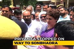 Priyanka Gandhi Detained On Way To Visit Families Of 10 Shot Dead In UP Priyanka Gandhi Detained On Way To Visit Families Of 10 Shot Dead In UP