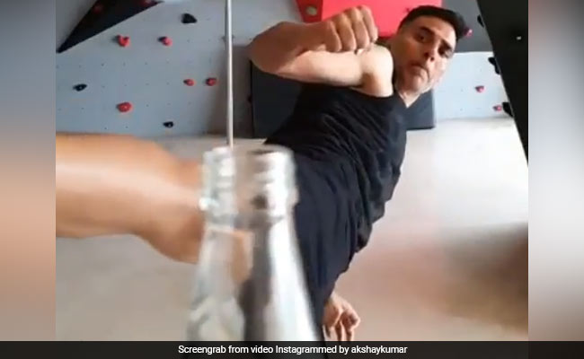If Jason Statham Can, Akshay Kumar Can. Flying Kick Sends Bottle Cap Spinning
