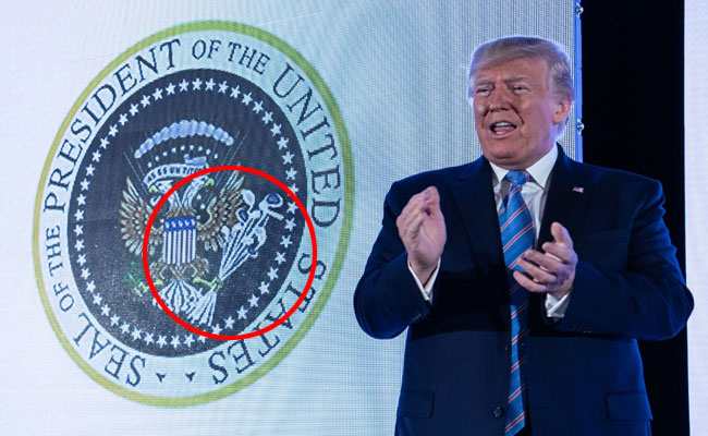 Ex-Republican Fed Up With Trump Got Him To Stand Before Fake Seal