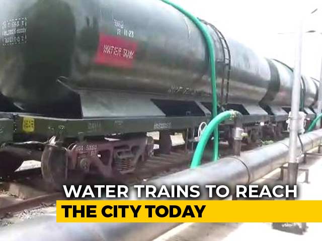 First 50-Wagon Train Carrying Water For Chennai Leaves For Parched City