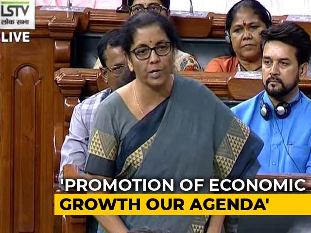 Finance Minister Sitharaman Replies To Debate On Budget In Parliament
