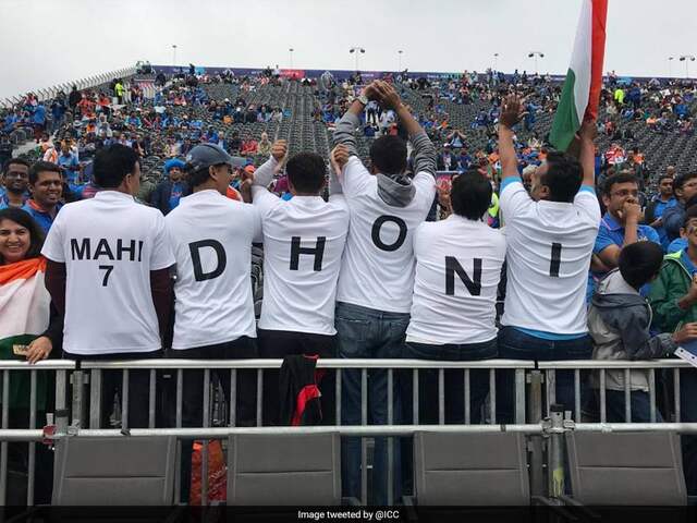 IND vs NZ 1st Semifinal: thats how Indian fans wins the ICC praise for their such creativity IND vs NZ 1st Semifinal: thats how Indian fans wins the ICC praise for their such creativity