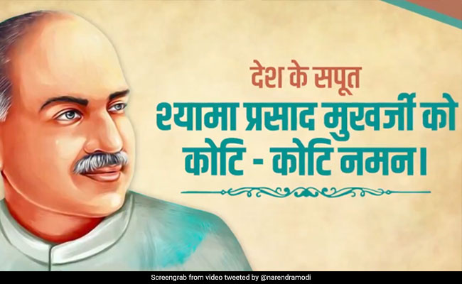 For Bhartiya Jana Sangh Founder Syama Prasad Mookerjee, PM Modi's Special Tribute