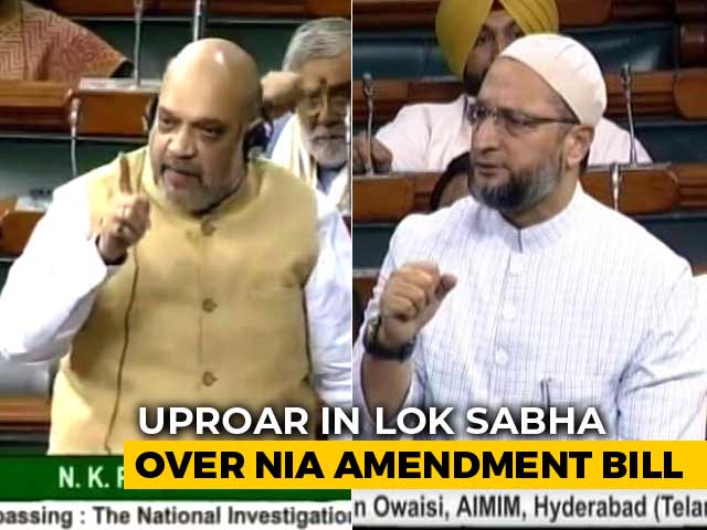 Amit Shah, Asaduddin Owaisi In Fierce Clash Over NIA Bill In Parliament