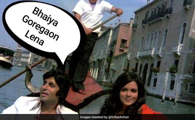 In A Mumbai Crippled By Rain, Amitabh Bachchan Shares A Meme Borrowed From Old Film