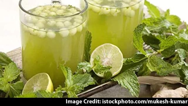 Aam panda is made from raw mangoes, it is cooling and helps prevent heat strokes