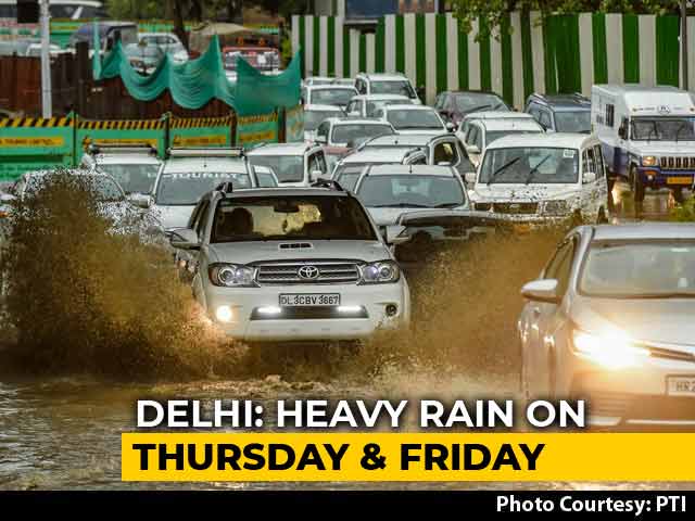 Heavy Rain Predicted In Delhi This Week, Orange Alert Issued