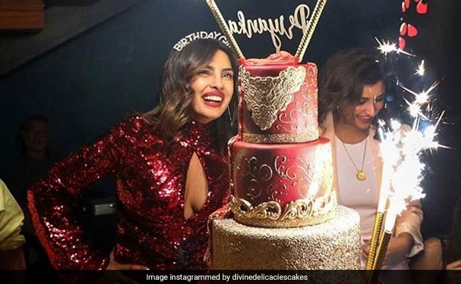 Here's How Much Nick Jonas Spent On Priyanka Chopra's Towering Birthday Cake
