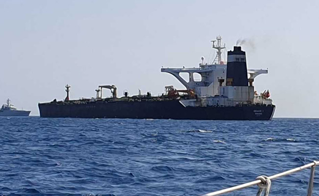 British Marines Help Seize Tanker Suspected Of Carrying Iran Oil To Syria