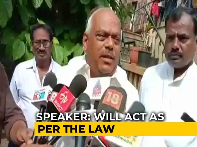 Will Go By Rules On Resignation of Lawmakers, Says Karnataka Speaker