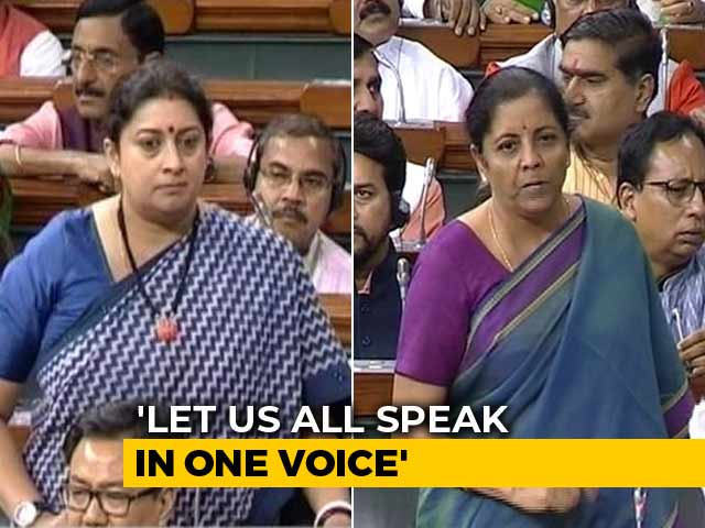 Nirmala Sitharaman, Smriti Irani Seek Action On Azam Khan's Sexist Remark