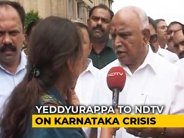 "HD Kumaraswamy Should Resign Immediately": BS Yeddyurappa To NDTV
