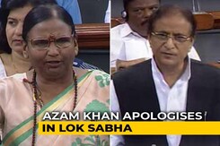 Azam Khan Apologies For Sexist Remark Against BJP Lawmaker In Parliament Azam Khan Apologies For Sexist Remark Against BJP Lawmaker In Parliament