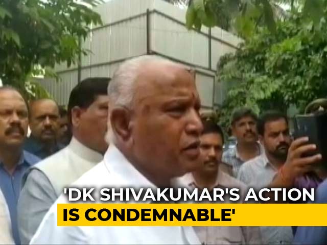 DK Shivakumar Tore Resignation Letters In Speaker Office: BS Yeddyurappa