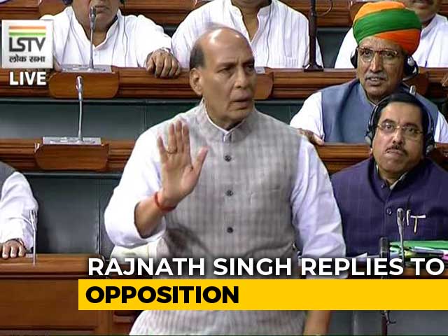 "No Question Of Kashmir Mediation": Rajnath Singh Amid Row Over Trump Claim