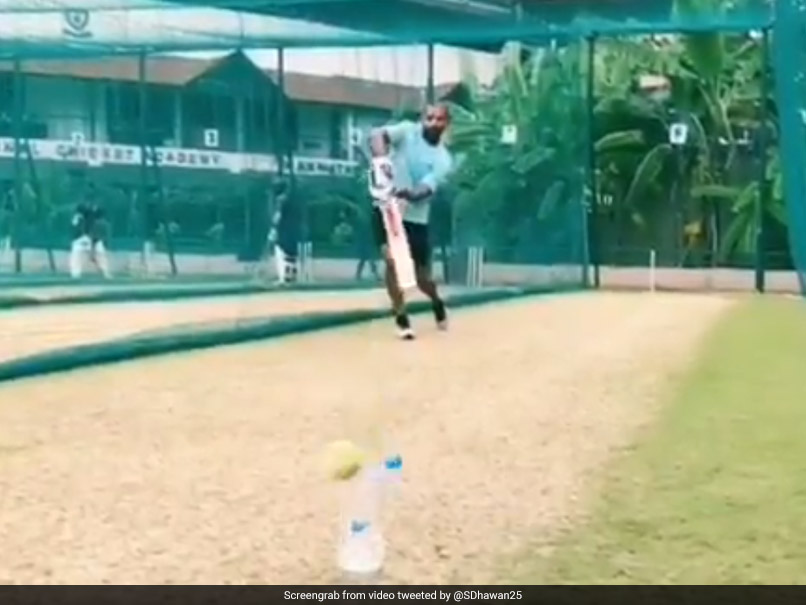 शिखर धवन ने यूं पूरा किया बॉटल कैप चैलेंज, युवराज सिंह को दिया जवाब, देखें VIDEO