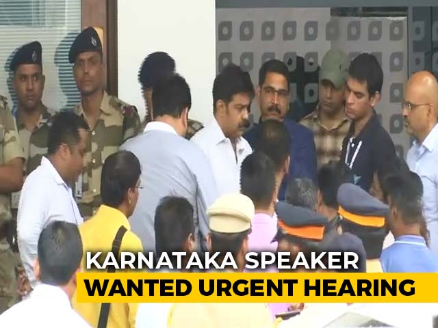 Karnataka Battle In Top Court, Rebel Lawmakers Told To Meet Speaker Today