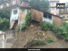 Massive Mudslide Block Chandigarh-Shimla Highway Massive Mudslide Block Chandigarh-Shimla Highway