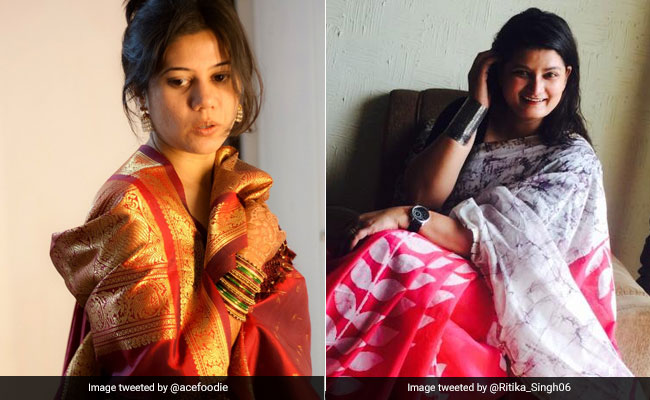 #SareeTwitter में प्रियंका गांधी वाड्रा और यामी गौतम ही नहीं आम महिलाओं की ये तस्वीरें भी हुईं Viral