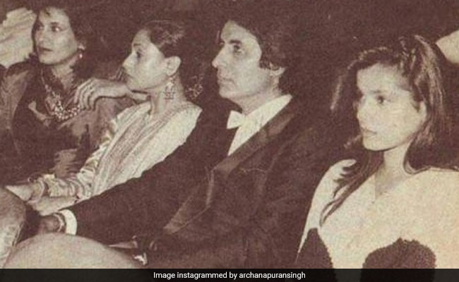 Pic: Amitabh And Jaya Bachchan, Neelam And Archana Puran Singh, Circa 1990