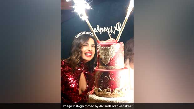 Priyanka Chopra's Lavish 5-Tier Birthday Cake Was 'As Big As Her'