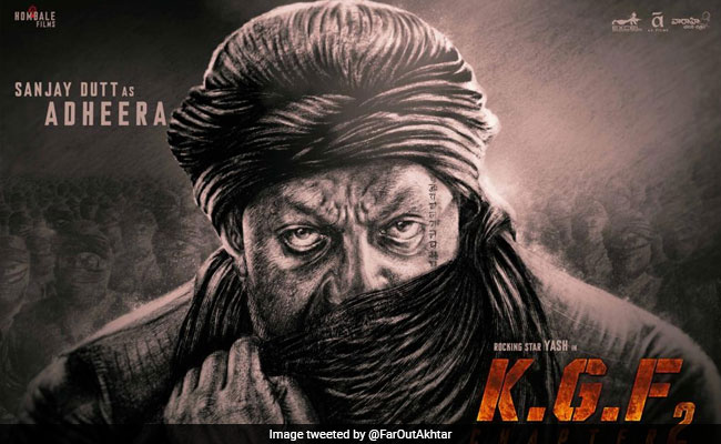 First Look: Sanjay Dutt As Menacing Adheera In Yash's <I>KGF Chapter 2</i>. Best Birthday Treat Ever