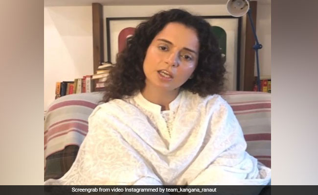 कंगना रनौत ने शेयर किया वीडियो, बोलीं- चाहती हूं मुझे बैन करो... कंगना रनौत ने शेयर किया वीडियो, बोलीं- चाहती हूं मुझे बैन करो...