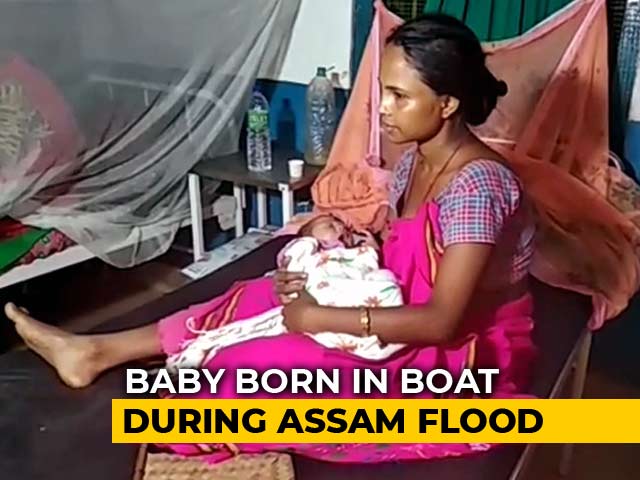 Assam Woman Delivers Baby On Boat During Floods, Names Him Krishna