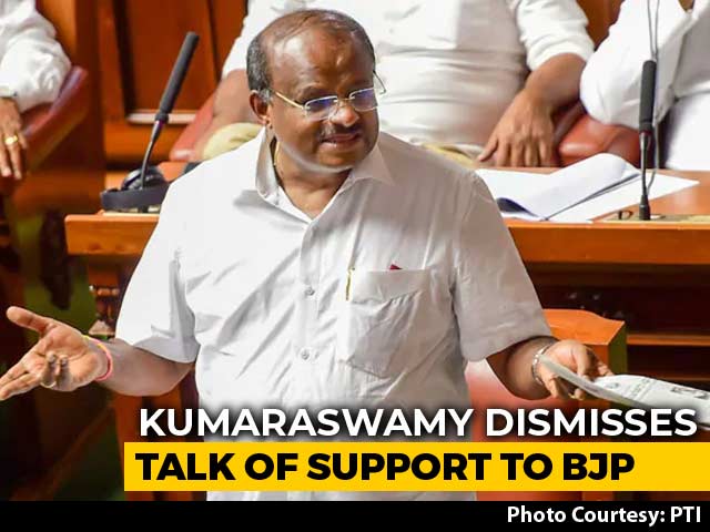 "Baseless": HD Kumaraswamy Dismisses Talks Of Support To BJP