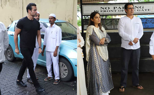 Areef Patel's Funeral Attended By Rohit Roy, Atul And Alvira Agnihotri