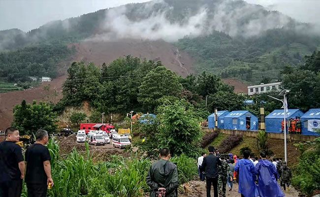 11 Killed, 42 Missing In China Landslide