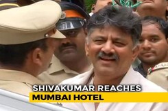 Karnataka Congress Leader Stopped Outside Mumbai Hotel, Rebels Inside Karnataka Congress Leader Stopped Outside Mumbai Hotel, Rebels Inside