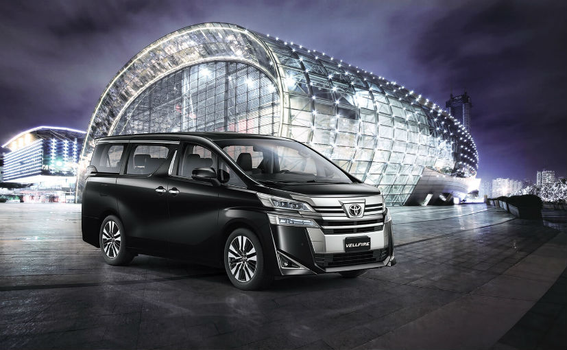 Toyota Vellfire Luxury MPV Showcased In India At A Private Event