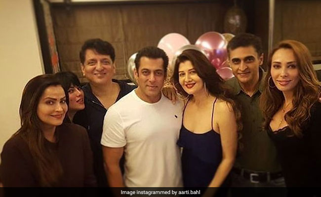 Salman Khan At Ex-Girlfriend Sangeeta Bijlani's Birthday Party. His Plus One - Iulia Vantur