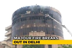 Fire Breaks Out At Directorate General Of Health Services Office In Delhi Fire Breaks Out At Directorate General Of Health Services Office In Delhi
