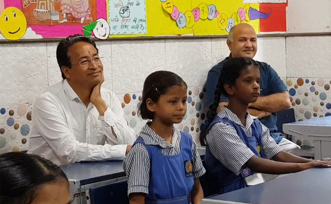 '3 Idiots' Fame Sonam Wangchuk Visits Delhi Government School To Attend Happiness Class