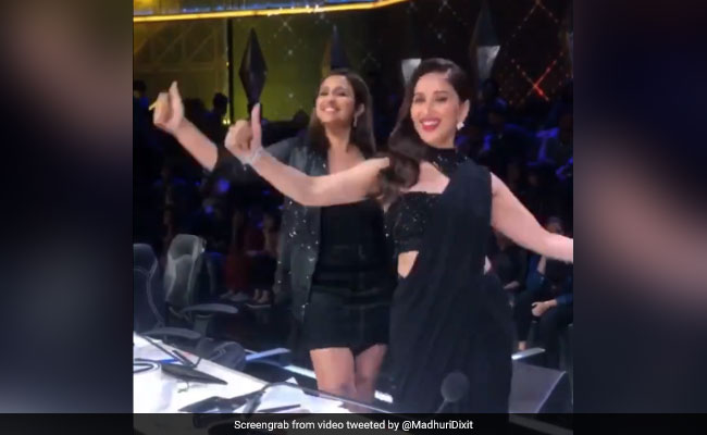 When Madhuri Dixit And Parineeti Chopra Danced To <i>Chane Ke Khet Mein</i>