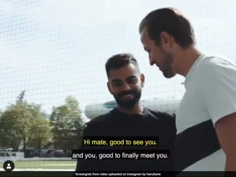 Watch: Harry Kane Impresses Virat Kohli With His Bowling At Lords