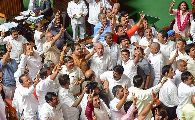 Karnataka's HD Kumaraswamy Government Falls; BJP Says 'Game Of Karma'