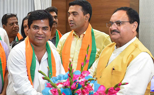 10 Congress Legislators From Goa Formally Join BJP, Other Allies Jittery