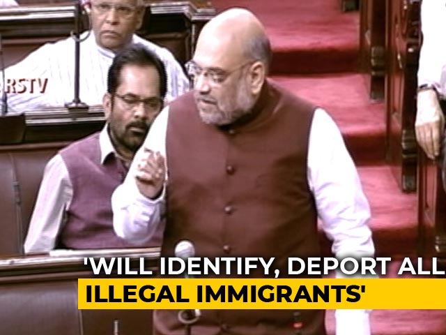 "Illegal Immigrants Living On Every Inch Will Be Deported": Amit Shah