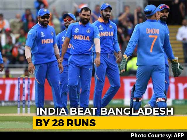 India Qualify For World Cup Semis After Beating Bangladesh By 28 Runs