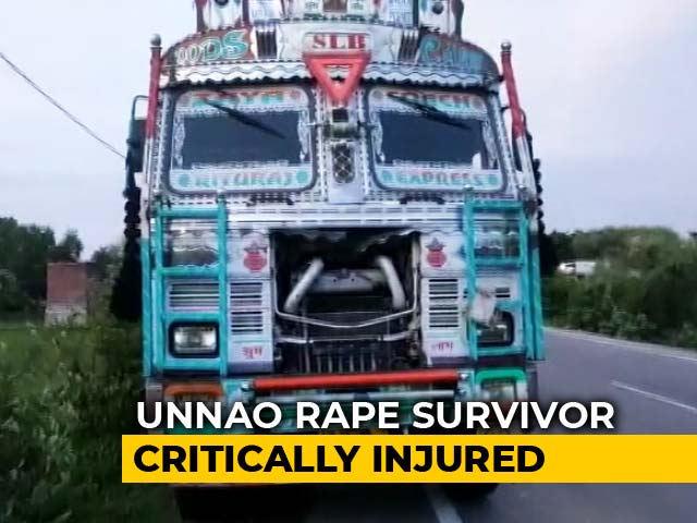 Unnao Rape Survivor Injured In Crash With Truck That Had Number Wiped