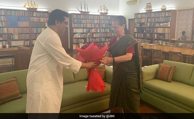 Ahead Of Maharashtra Elections, Raj Thackeray Meets Sonia Gandhi