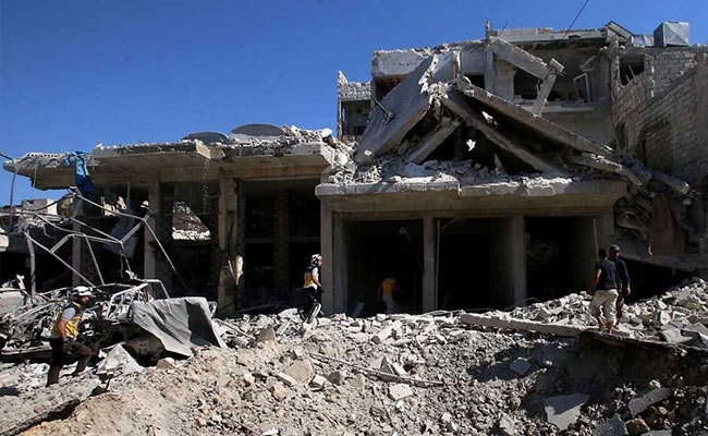 Airstrikes Kill More Than 40 Civilians In Syria's Northwest: Monitor
